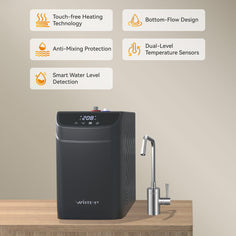 WINTEMP Instant Hot Water Dispenser — 208°F Compact Under-Sink Unit with Wi-Fi Smart Control & Child-Lock Hot-Only Faucet