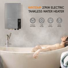 WN27 Gray 240V / 27KW  Whole House Water Supply Tankless Electric Water Heater