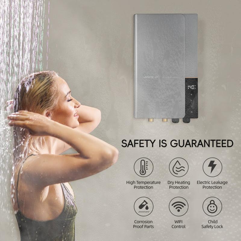 WN18 Gray 240V / 18KW  Whole House Water Supply Tankless Electric Water Heater