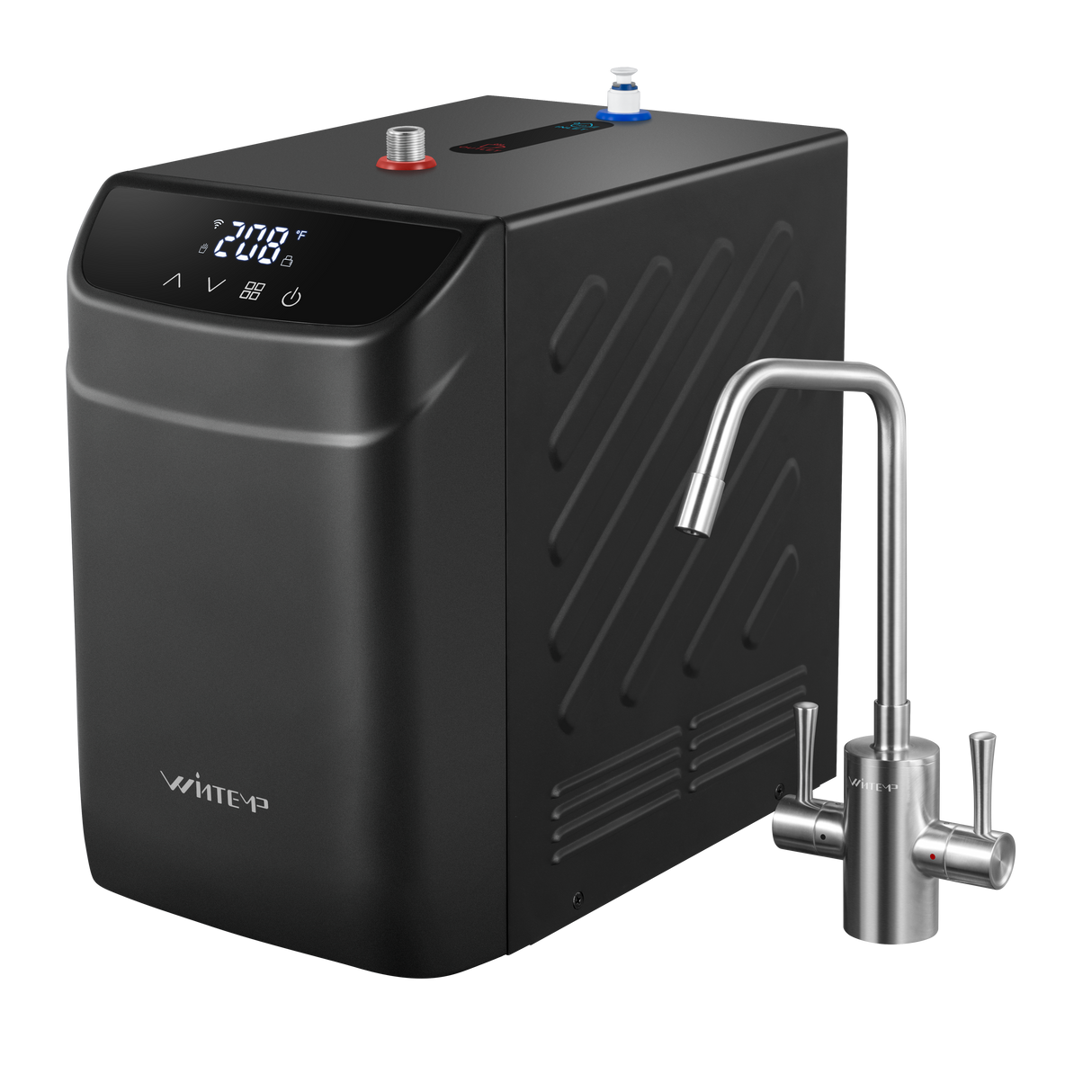 WINTEMP 208°F Instant Hot Water Dispenser – Compact Unit with Child Lock & Hot-Only Faucet